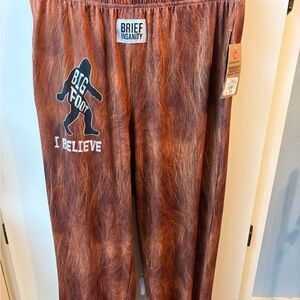 Men’s Bigfoot I Believe Brown Pants